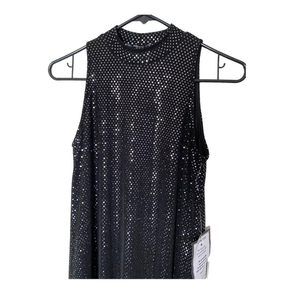 JUMP APPAREL Sexy dress with collar. simulated sequins from Starbrite - Picture 4 of 7